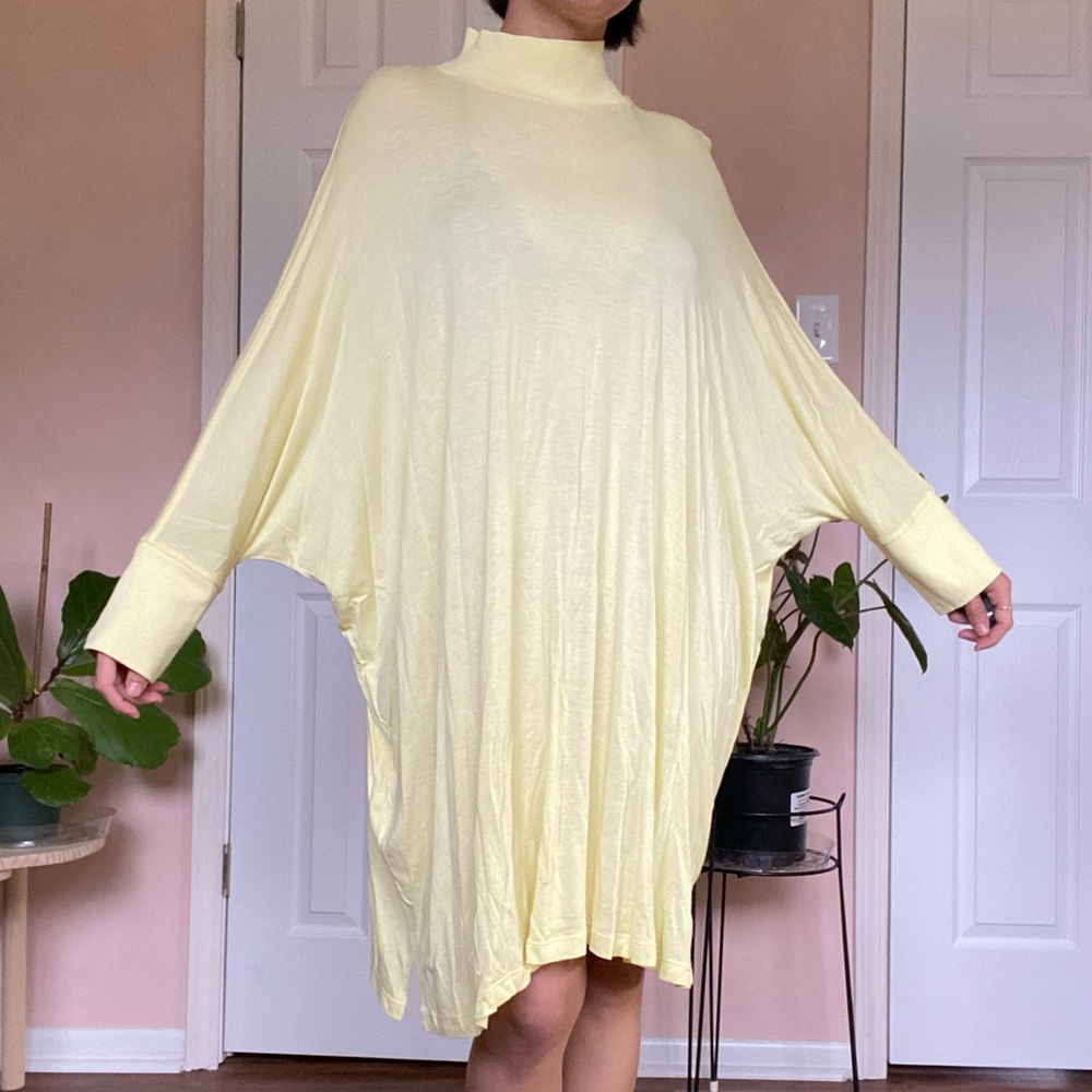 Pale yellow cover up